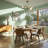 6 - Light Geometric Chandelier