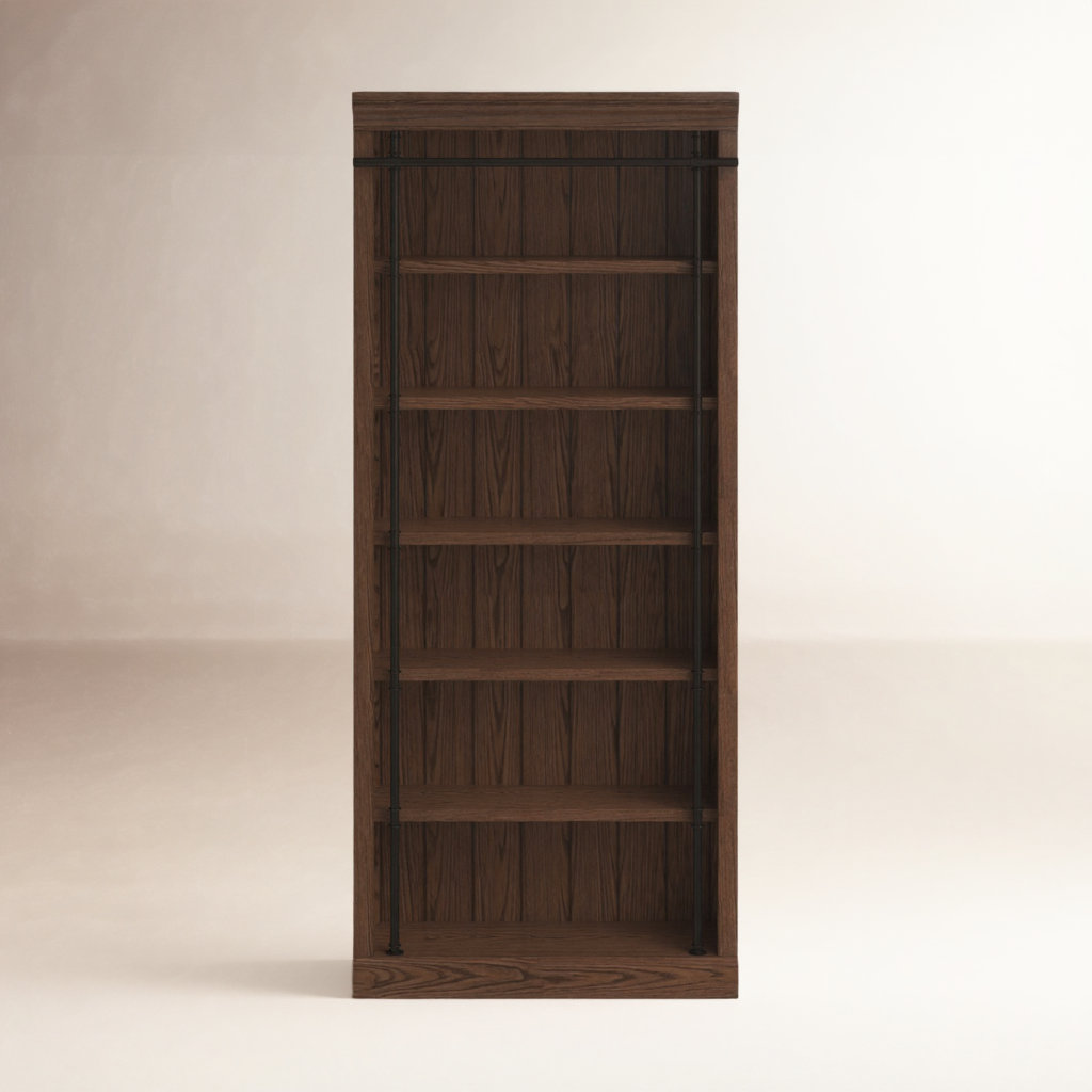 Lorna 40" Bookcase, Dark Oak