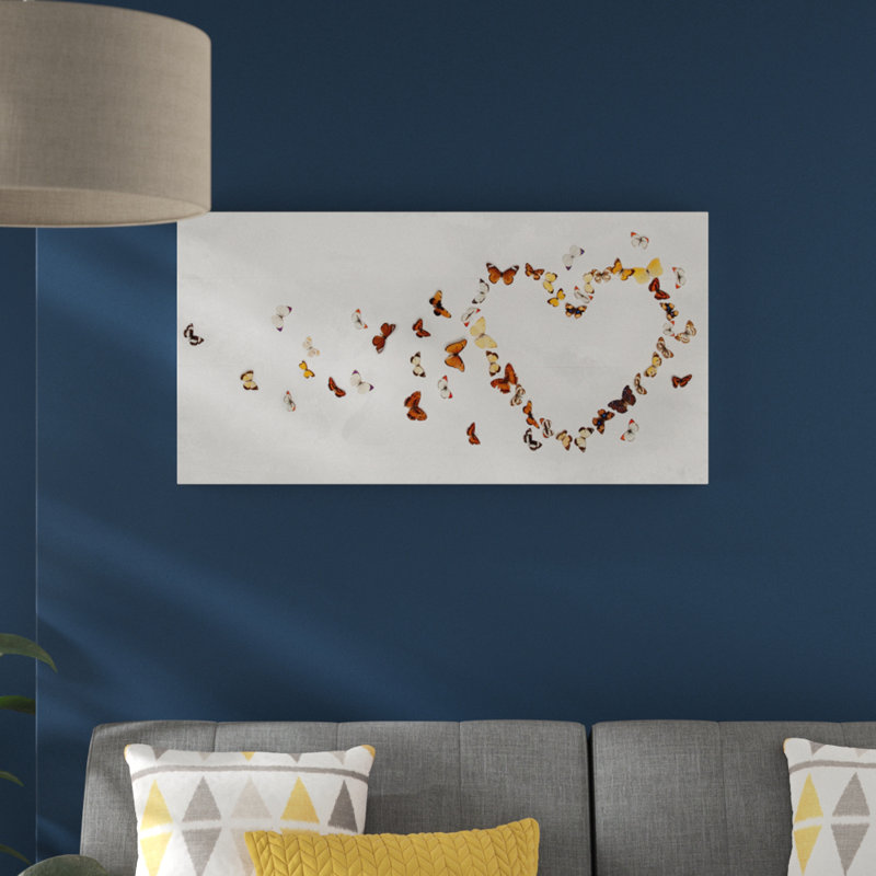 Butterfly Heart by Ian Winstanley - Print, Canvas