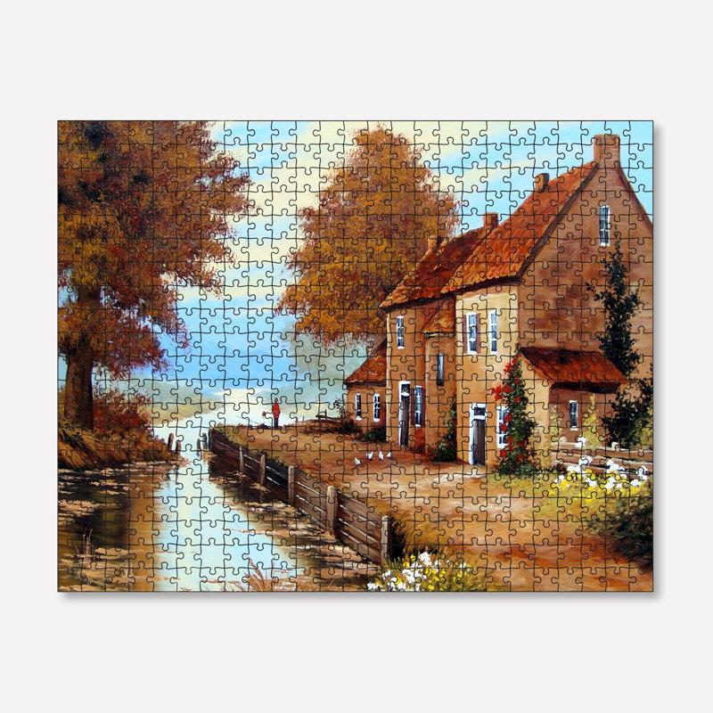 1000-Piece Jigsaw Puzzle, 26.8 x 18.9 inches | High-Quality 100% Cardboard, Vibrant Design | Perfect for Family Fun, Stress Relief & Educational Play | Gift for Adults & Kids | Box Size: 13.2 x 9.1 x 2.0 inches