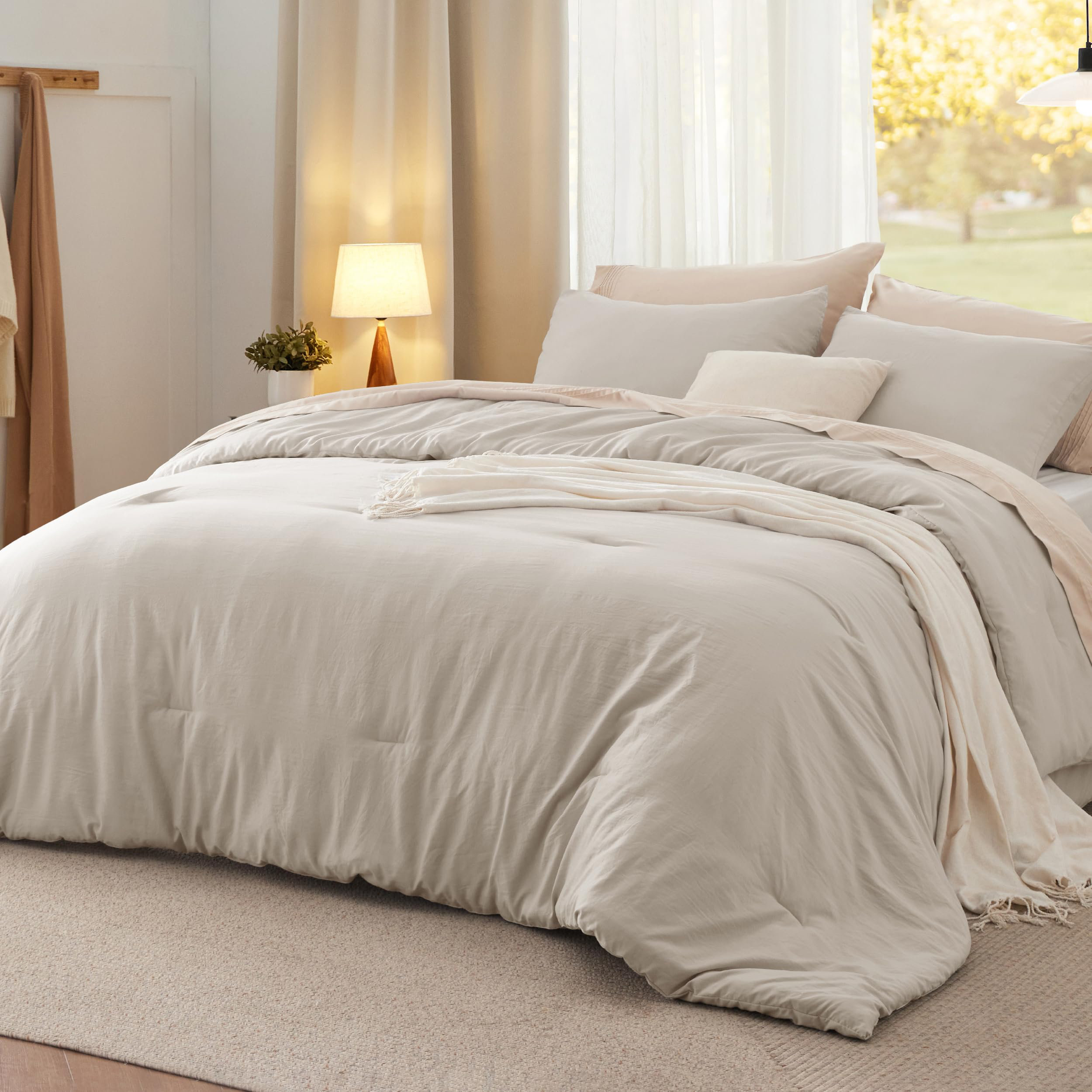 Bedsure Reversible Prewashed Comforter Set & Reviews | Wayfair