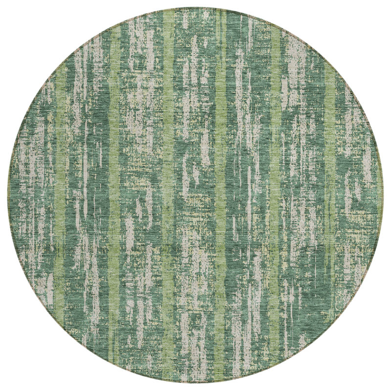  Malek Area Rug, Round 8'