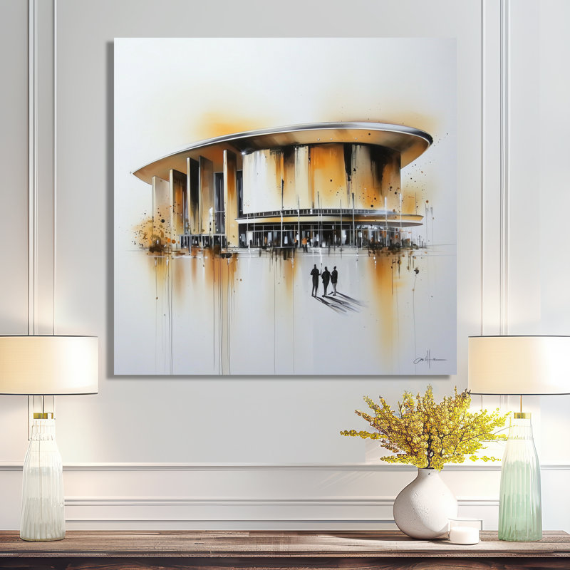 Berliner Philharmonic II - Berlin Metal Wall Art Decor, Industrial Metal Print, 29" H x 29" W