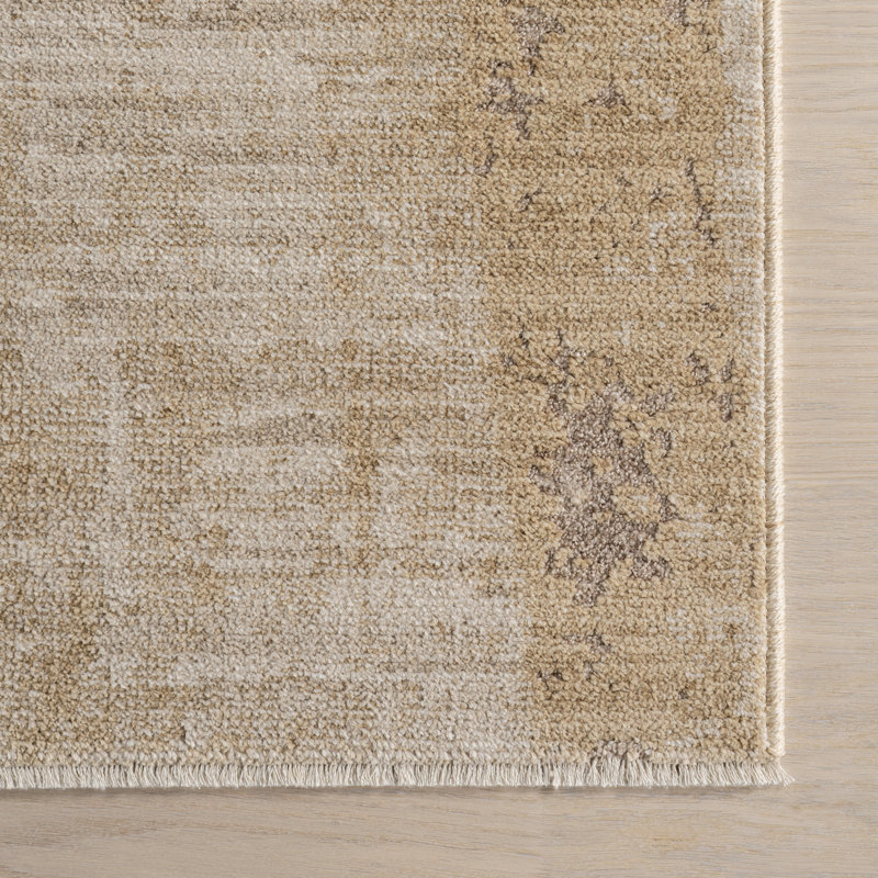 Tapis abstrait contemporain Eulalie, Rectangle de 10 pi x 14 pi