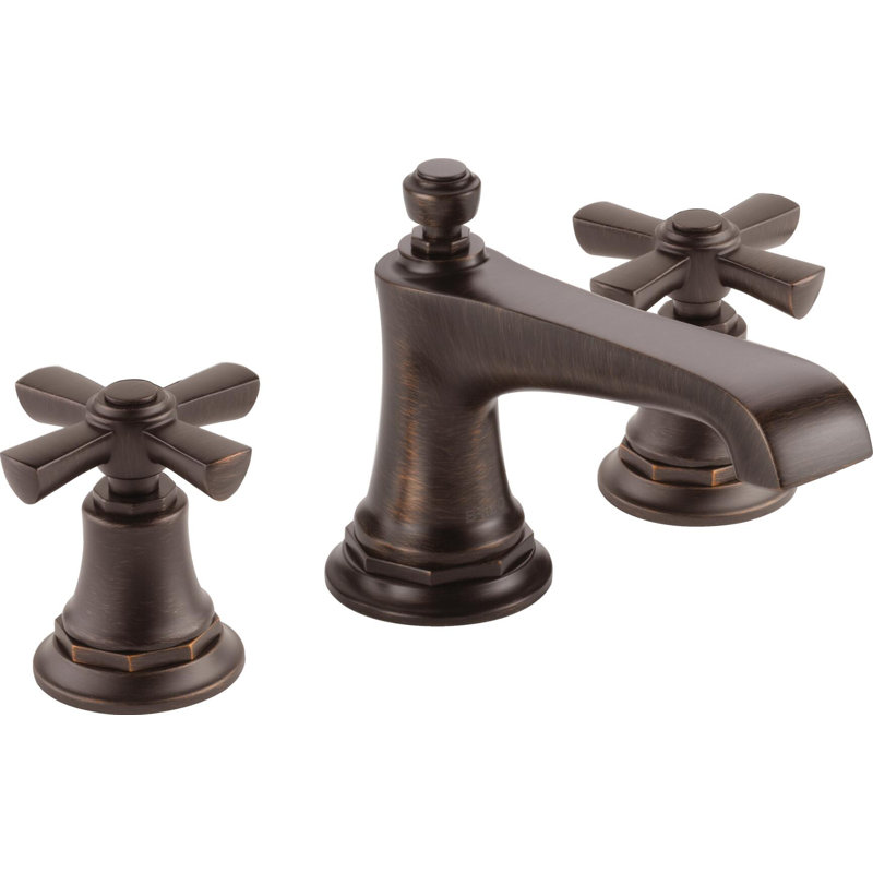 Rook® Widespread Lavatory Faucet, Venetian Bronze, 1.2 GPM, Cross