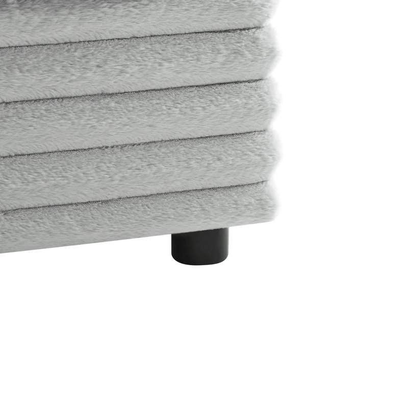 Canapé modulaire 2 pièces Jenny, Gris