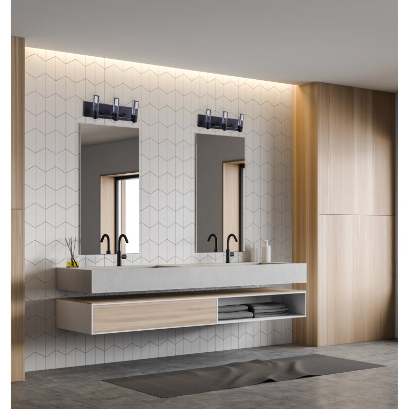 Cathline 3 - Light Dimmable LED Vanity Light, Black