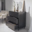 Chest of Drawers - Black-437206594-437206596