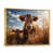 Cadre flottant doré