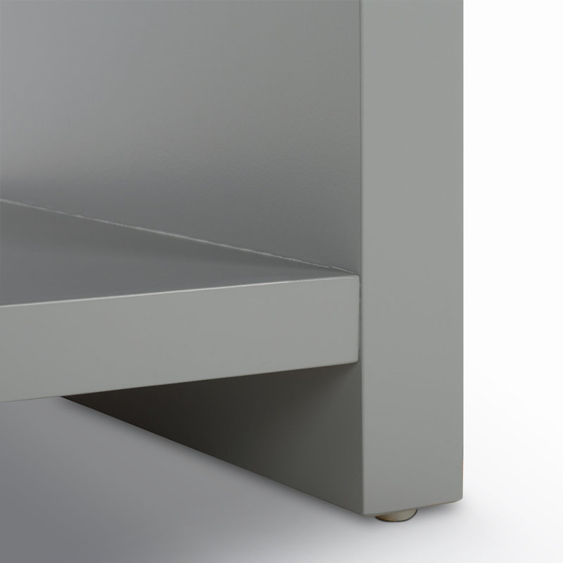 Liabella 1 - Drawer Nightstand, Light Gray