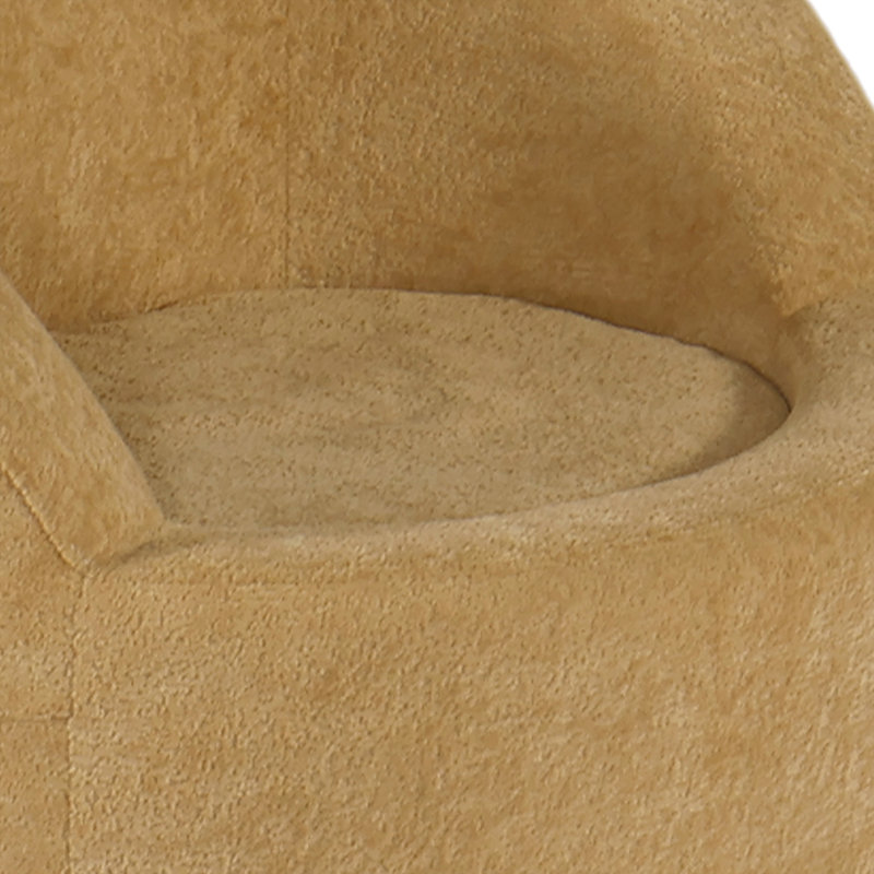 Fauteuils d'appoint cylindriques de 80 cm, canapé une place à compression avec assise surélevée et soutien ergonomique, aucun assemblage requis
