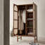Armoire rétro et simple en bois massif-112450445