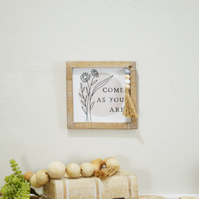 Enseigne en bois 8 po.