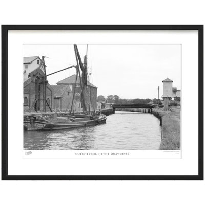 Colchester, Hythe Quay C1955 by Francis Frith - Single Picture Frame Print