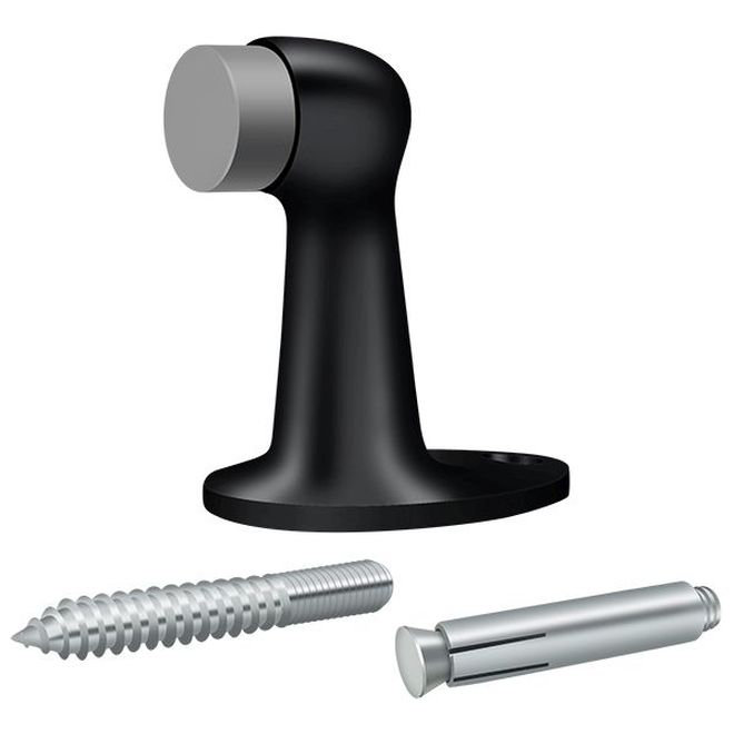 Door Stop, Painted Black
