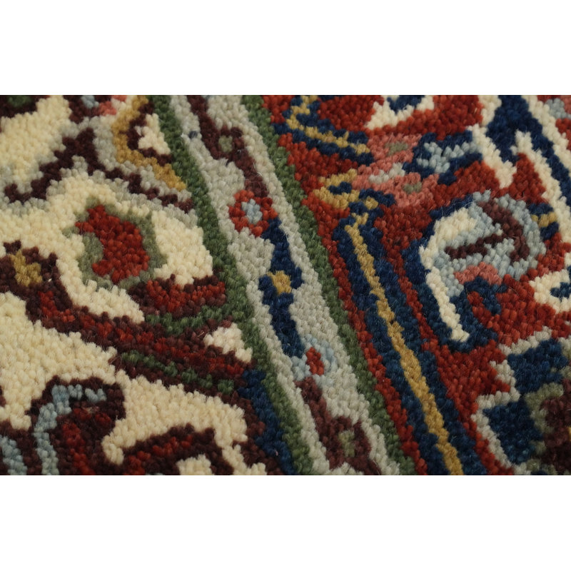 Tapis bleu traditionnel fait à la main 4 x 6