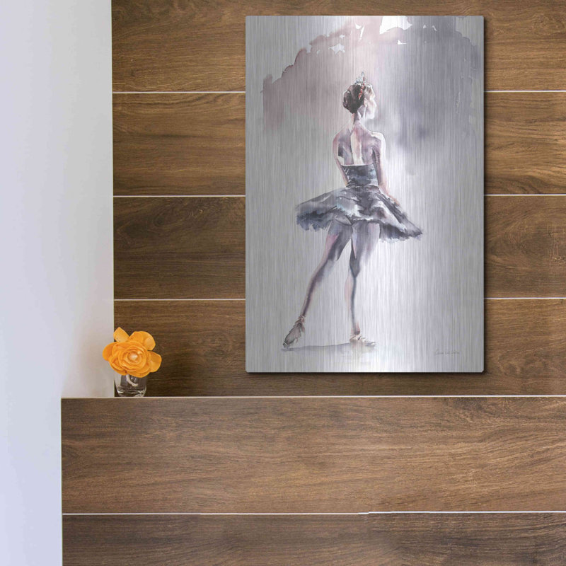 «Ballet I» par Alan Majchrowicz - reproduction de dessin sans cadre sur métal, H 16 po x l 12 po x P 0,13 po