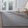 Tapis ivoire / bleu marine Petterson