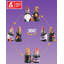 Figurines d'Halloween et de sorcière - paquet de 2 gnomes d'automne illuminés - décoration intérieure d'Halloween en résine 4,5 po