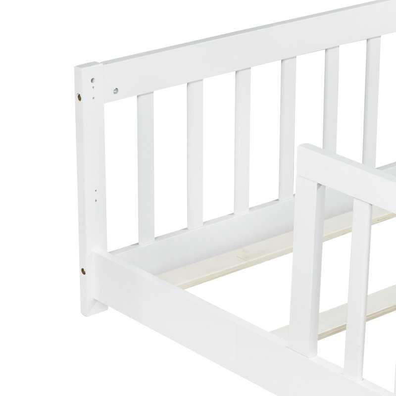 Lit plateforme pour enfant Kolia, Blanc
