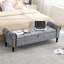 Banc de rangement rembourré 66,9 po-459562680