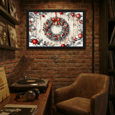 Couronne de Noël avec ruban et cloche