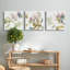 Sweet Petals and Leaves III - Ensemble de 3 peintures sur toile tendue-517261706
