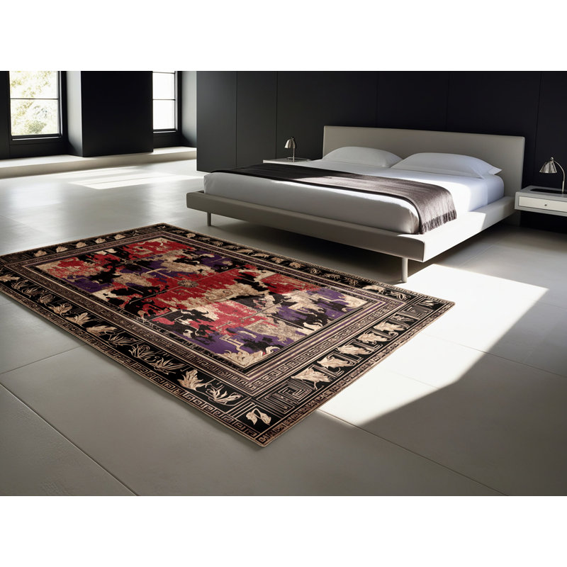 Laurel Crown Rug, Round 5'