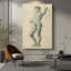 Homme nu debout debout sur toile tendue par Gustav Klimt-1249600507