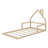 Floor Bed With House-Shaped Headboard-669679278