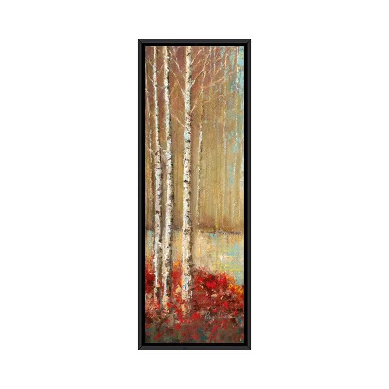 «Emerald Pond Revisité I», reproduction d'art sur toile tendue, H 72 po x l 24 po x P 1,5 po, Cadre noir