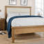 Gwenaelle Solid Wood Oak Veneer Bed Frame-958183577