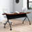 Rectangle 6 Person Flip Top Training Table with Casters and Modesty Panel-23848965-23848967-23848962
