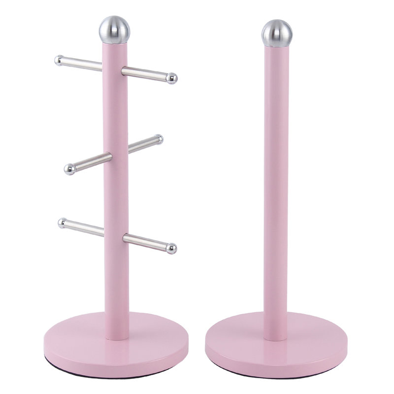 Dainty Steel Mug Tree, Pink