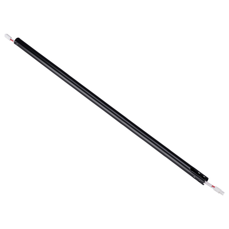 36" Black Steel Ceiling Fan Extension Downrod