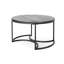 Ensemble de tables basses et tables de bout Nesting - plateau en bois de sapin et structure en fer, conception peu encombrante-2051504687