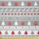 Doug Deers Trees and Merry Christmas Lettering Bows Bells Multi-Purpose Fabric