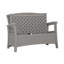 Causeuse en résine avec compartiment de rangement l 47 po x P 29,5 po Suncast, fabriquée aux États-Unis-98497246