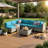 7-Piece Outdoor Sectional Sofa Set With HDPE Wicker, Cushions & Coffee Table, Modular Patio Conversation Set-991228329