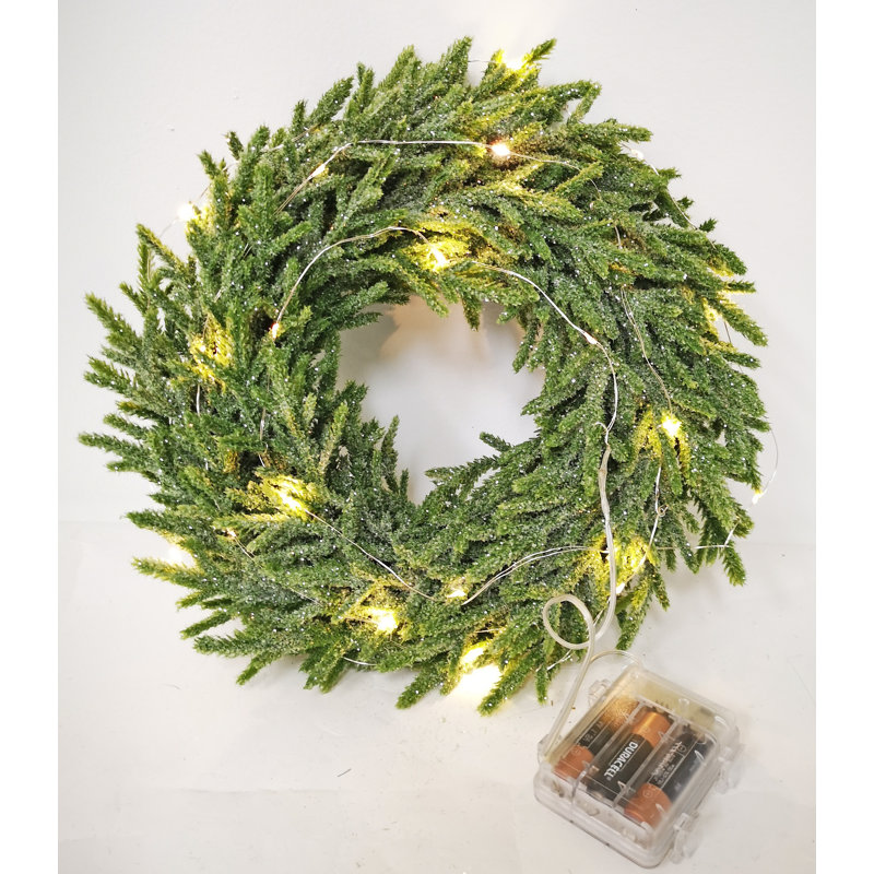 12in Pine Wreath-bot25
