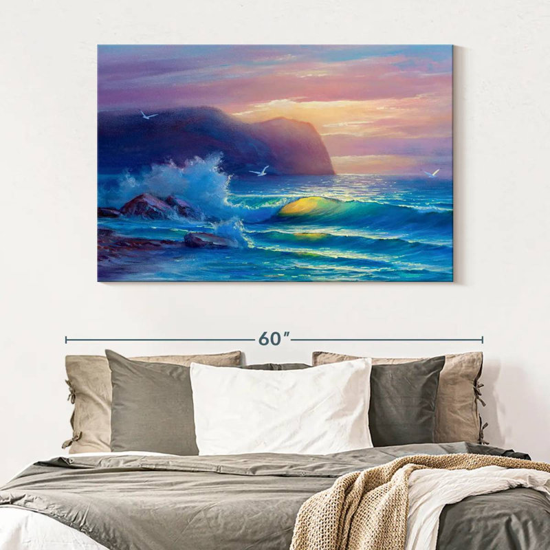 Gillard Twilight Waves, 34" H x 51" W