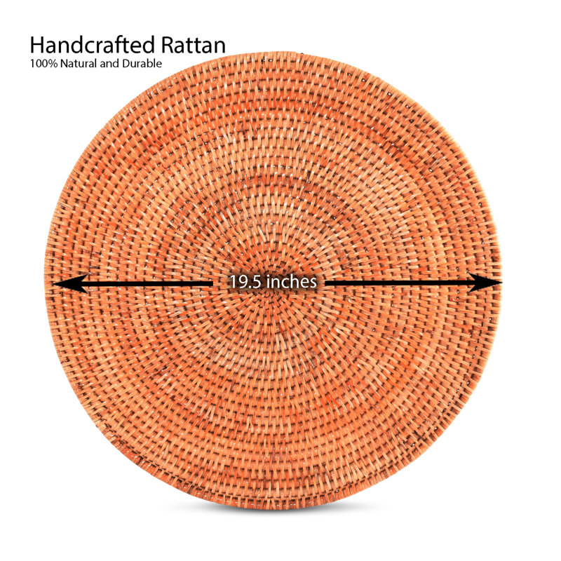 Rattan Round Placemats