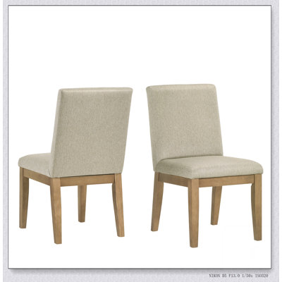 Rocco Contemporary Solid Wood Dining Chairs, Set of 2