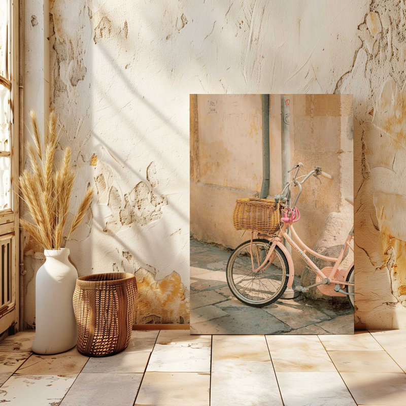 «Pastel Pedals», reproduction sur toile, Toile tendue, H 48 po x l 32 po x P 1,25 po