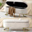 Banc de rangement rembourré en velours-1444810687