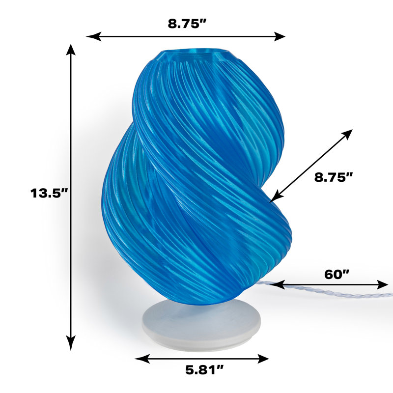 Kokoruda Novelty Lamp, White, Blue