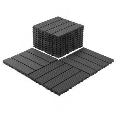 Carreaux de terrasse en plastique emboîtables