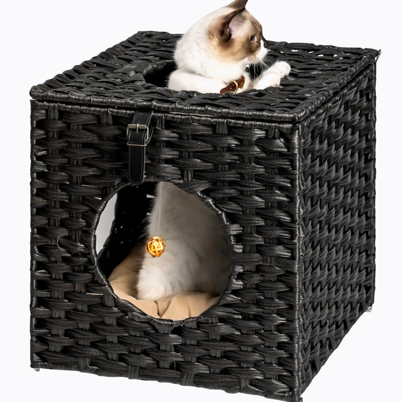 Lit pour chat Bhure, Noir
