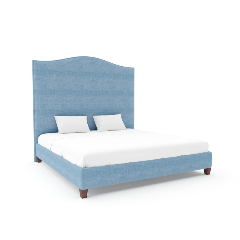 Guilford Bed With 9" Rails, Weathered, Maestro Ultra Performance Denim, Full