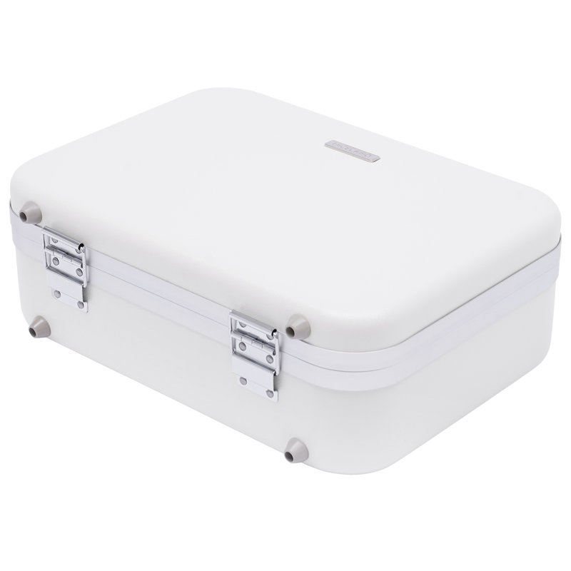 Larencia 13'' Portable Multifunction Makeup Case With LED Mirror, White
